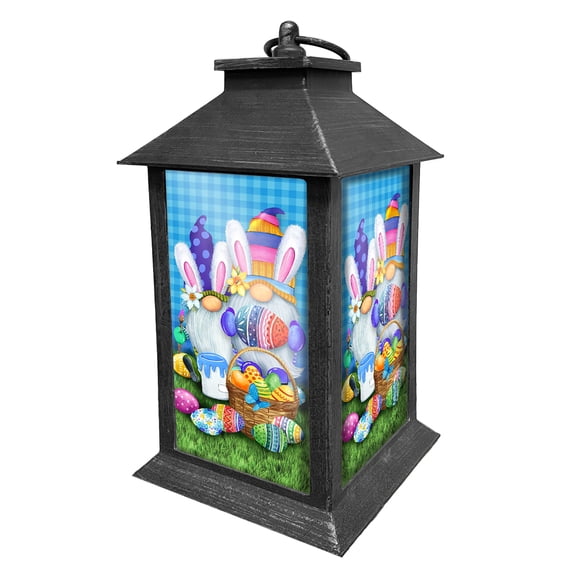Briarwood Lane Lantern 13.5" x 5.5" x 5.5" Easter Gnomes For Easter Lantern