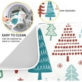 thumbnail image 2 of FREEAMG Christmas Trees Dish Drying Mat Tableware Absorption Water Mats Home Decoration Drying Pad for Kitchen Countertop-16X18 Inch, 2 of 7