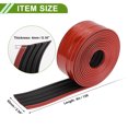thumbnail image 3 of Protector de faldones laterales para coche Universal 13Ftx2.54In Negro Rojo PVC 1 Pcs, 3 of 6