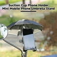 thumbnail image 3 of Leadrop Cell Phone Umbrella Adjustable Suction Cup Phone Stand Holder Universal Outdoor Mobile Phone Sun Shade Cover Phone Accessories, 3 of 10