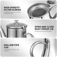 thumbnail image 2 of Nvzi Stainless Steel Oil Strainer Pot Bacon Grease Container Oil Dispenser with Removable Strainer Oil Separator Grease Storage Pot for Kitchen, 2 of 5