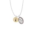 thumbnail image 2 of Delight Jewelry Goldtone Disc 1/2'' Initial - i - Best Mom Ever Charm Necklace, 2 of 4