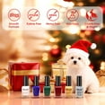 thumbnail image 6 of Gellen Nail Polish, Quick Air Dry 6 Colors Nail Lacquer Set Festive Xmas Nail Polish Set for Nail Manicure DIY Art Home, No UV Light Needed, 0.33 Fl.oz, 6 of 7