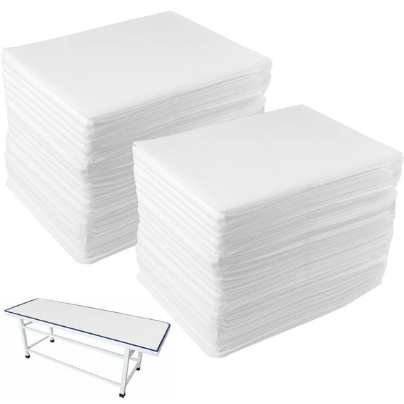 40 PCS Spa Bed Sheets, Non Woven Fabric Bed Cover for Tattoo, Hotels, Esthetician, 31" x 67", Oil-Proof