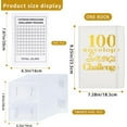 thumbnail image 2 of 100 Envelopes Money Saving Challenge Money Saving Binder 100 Envelope Challenge Binder Savings Binder Envelope A5 Savings Challenge Book (A5 white), 2 of 12