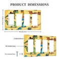 thumbnail image 3 of Cartoon Cool Dinosaur Switch Cover Decorative Wall Plate / 4-Gang 4-Decor / Standard Size 4.5x8 in, 3 of 5