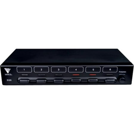 Six Pair Stereo Speaker Selector Box