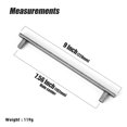 thumbnail image 3 of Goo-Ki 7.6''(192 mm) Hole Centers Luxurious & Sturdy Zinc Alloy Cabinet Handls,Antique Silver Cabinet Pulls for Kitchen,Drawer,Cupboard & Wardrobe,6 Pack, 3 of 7