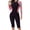 Pink, variant on Staron Women's Long Sleeve Rash Guard Swimsuits with Shorts Conservative Surfing Diving Suit Built-in Bra No Underwire Beach Vacation Swimwear, Purple XS