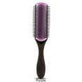 thumbnail image 3 of 9-Row Professional Styling Hair Brush For Any Hair By Alpree (Purple), 3 of 3