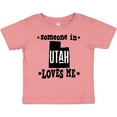 thumbnail image 3 of Inktastic Someone in Utah Loves Me Vacation Boys or Girls Baby T-Shirt, 3 of 5