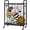 Narrow Ball Storage(160L), variant on Ball Storage with Wheels, Ball Cart for Garage, Garage Sports Equipment Organizer, Balls Organizer for Basketball, Football, Volleyball