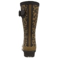 thumbnail image 3 of Joules Women's Molly Welly Tan Leopard Size 6 Mid Height Rain Boot (Multicoloured, 6), 3 of 7