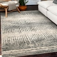 thumbnail image 2 of Orian Grand Junction 7'10" X 10'10" Silver Grey Geometric Area Rug, 2 of 3