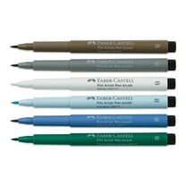 Faber-Castell Pitt Artist Pens - Winterlude, Set of 6, Brush Nib