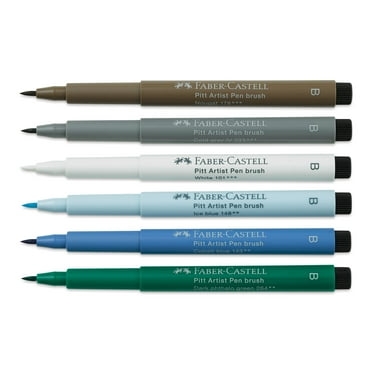 Faber-Castell Pitt Artist Pens - Winterlude, Set of 6, Brush Nib