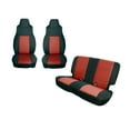 thumbnail image 2 of Rugged Ridge by RealTruck Seat Covers for Wrangler TJ | Black/Red | 13292.53 | Compatible with 1997-2002 Jeep Wrangler TJ, 2 of 3