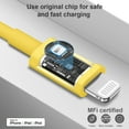 thumbnail image 4 of Coreykin 20W USB C Wall Charger-Super Fast Charger with 6FT Cable-Compatible with iPhone 14/14Pro/13/13 Pro/12/12Pro/XS/Max/XR/X/8/8 Plus-Yellow, 4 of 7