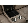 thumbnail image 4 of Roundhill Furniture Ensley Faux Leather Reclining Sofa and Loveseat in Sand Finish, 4 of 11