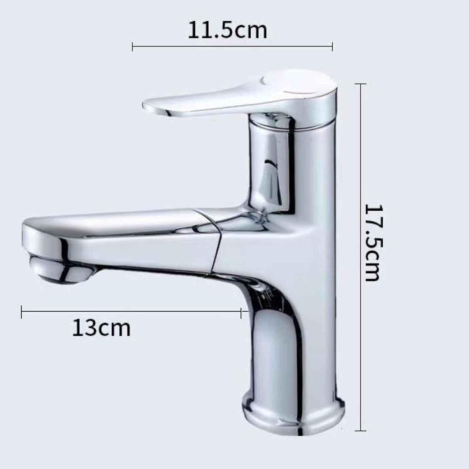 Bathroom Faucet with Pull Out Sprayer,360° Swivel Spout Bathroom Sink Faucet,Bathroom Faucet Single Hole,Single Handle Basin Mixer Tap for Hot and Cold Water,Black