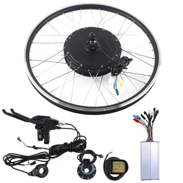 Mountain Bike Conversion Kit, 48V 1500W Motor Mountain Bike Motor Kit For DIY E Bike Conversion Front Drive