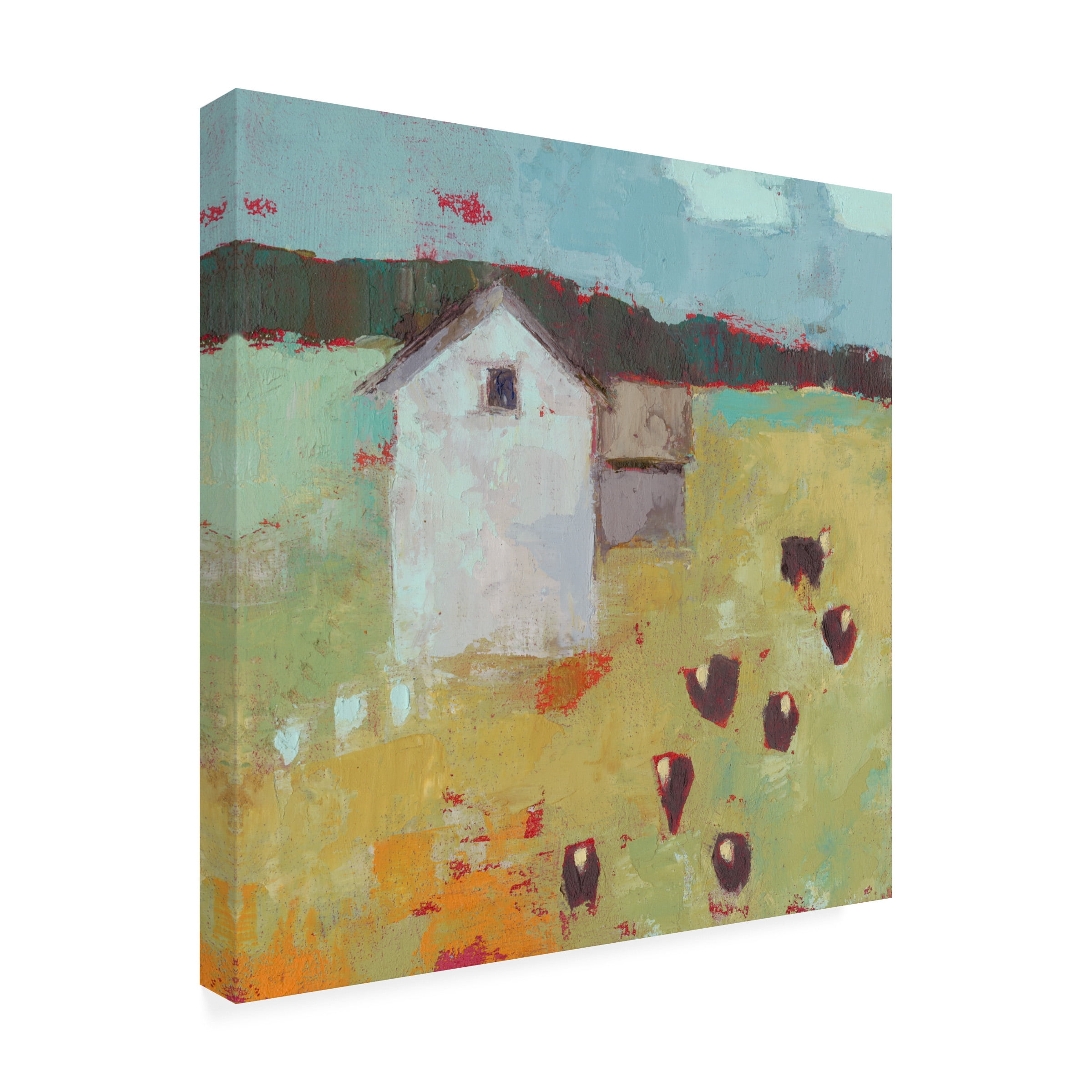 Sue Jachimiec 'Potosi Barn' Canvas Art
