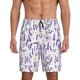 thumbnail image 1 of Fotbe Lavender Flowers Pantalones Cortos de Pijama para Hombre, Ropa de Dormir, Pantalones de Pijama Cortos para Hombre-Medium, 1 of 6