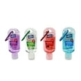 thumbnail image 2 of Clip On Hand Sanitizer 4 Pack Assorted Scents with Carabiner Clips, 2 of 2