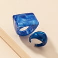 thumbnail image 5 of Exaggerated Fashion Acrylic Resin Ring Set Women, 5 of 5