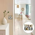 thumbnail image 7 of Yayeee Toggle Light Switch Wall Plate 3-Gang 6.37"x4.48" Decorative Outlet Cover, Colorful Floral, 7 of 7