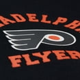 thumbnail image 7 of Women's Mitchell & Ness Black Philadelphia Flyers Vintage Crewneck Sweatshirt, 7 of 7