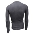 thumbnail image 3 of Men's Black Thermal Long Sleeve Crew Neck Top Size XL, 3 of 5