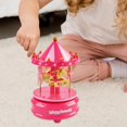 thumbnail image 4 of Tachiuwa Carousel Horse Music Box Girls Musical Gift for Baby Daughter New Year Gifts Pink, 4 of 6