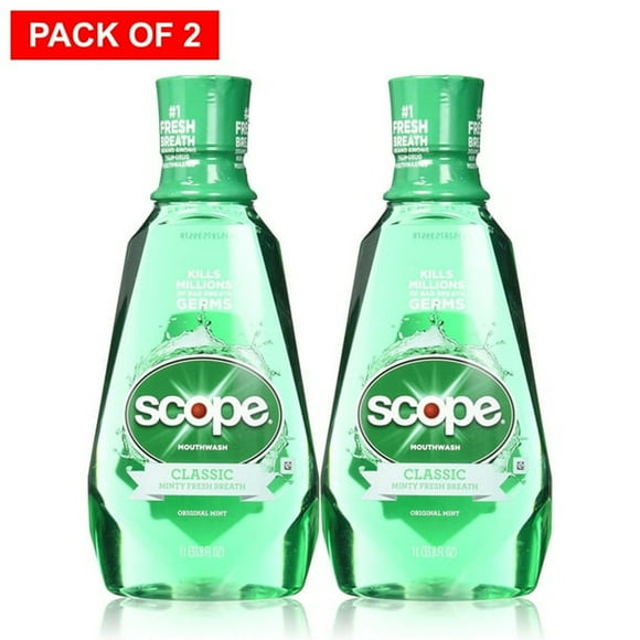 Scope Bain de Bouche Menthe Originale 33.8 Oz (Lot de 2)