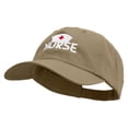 thumbnail image 2 of Pure Nurse Sign Embroidered Low Profile Dyed Cotton Twill Cap - Khaki OSFM, 2 of 5
