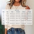 thumbnail image 3 of Sahpxhe Oversized Sweaters for Women Long Sleeve Crew Neck Knit Pullover Lightweight Scallop Trim Casual Trendy Fall Sweater Khaki S, 3 of 8