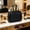 Black, variant on Qliuoazw Large Capacity Premiums Leather Makeup Bag Portable Waterproof Cosmetic Bag With Dividers High Gloss Tote Travel Organizer For Women
