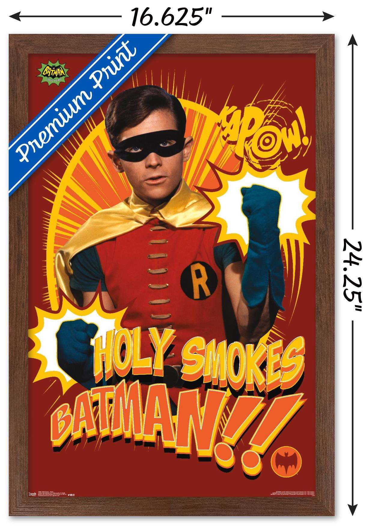 DC Comics TV - Batman TV Series - Robin Wall Poster, 14.725" x 22.375", Framed