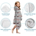 thumbnail image 7 of Animal Beagle Cute Dog Hooded Bath Towel，50"x30" for Ages 3 To 12 Kids, Quick Dry Lightweight Soft Microfiber Hood Beach Towel Cover Up for Kids, 7 of 7