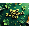 thumbnail image 4 of St Patricks Day Shamrock Design Celebration Festive Backdrop Banner Party Supplies Photography Props Event Decorations Wall Hanging Background, 4 of 4