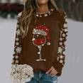 thumbnail image 2 of Womens Sweatshirt Oversized Sweatshirts Crewneck Long Sleeve Pullover, 2 of 4