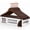 Walnut, variant on Cozymood Wooden Hangers 10 Pack, Natural Wood Coat Hangers with 360° Rose Gold Swivel Hooks, Heavy Duty Suit Hangers with Non-Slip Shoulder Notches for Closet Organization
