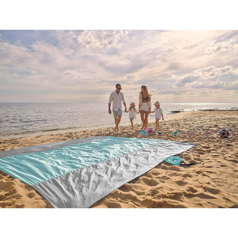 WEKAPO Beach Blanket Sandproof Waterproof, Extra Large Beach Mat