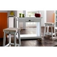 thumbnail image 3 of Tabouret Blanc Pur 20 Pouces en Lot de 2, 3 of 5