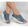 thumbnail image 3 of Sandalias Skechers Arch Fit-City Catch de punto para mujer, color pizarra, 3 of 5
