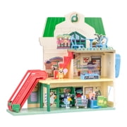 Bluey Supermarket Playset, 3 Different Levels with Exclusive Bluey and Bingo Figures. 24 Sounds and 15+ Play Pieces Plus Fun Intercom, Ages 3+