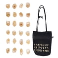 thumbnail image 2 of 25 Pcs Rune Stone Irregular,Crystal Engraved Rune Stone Set for Home Decoration Board Game Handicraft Board Game Handicrafts, 2 of 7