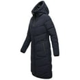 thumbnail image 2 of Marikoo Women's Knee-Length Quilted Winter Jacket with Hood - Benikoo, 2 of 7