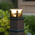 thumbnail image 4 of Nilvkv Solar Column Light Outdoor Courtyard Light Modern Waterproof Villa Gate Wall Light Garden Column Post Light, 4 of 6