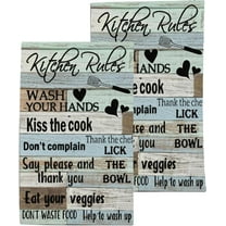 Farmhouse Kitchen Towels Dish Towels Set of 2, Meaningful Kitchen Towels and Dishcloths,Decorative Dish Towels for Home, Fun Cute Hand Towels, Flour Sack Tea Towels for Kitchen 18x26 Inch.